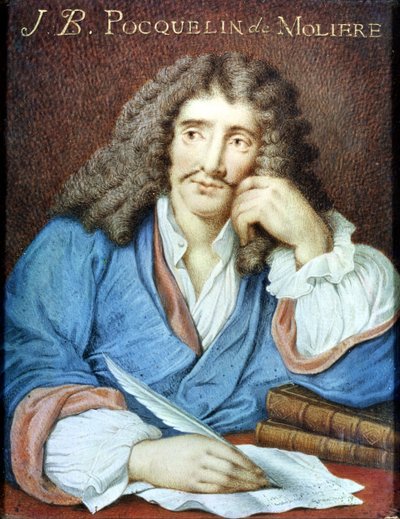 Portrait of Moliere (1622-73) by French School